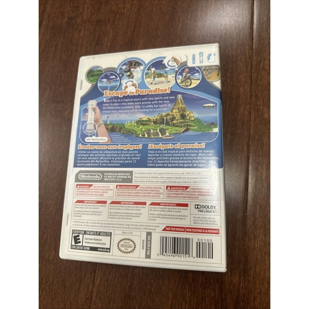Wii Sports Resort (Nintendo Wii, 2009) Fencing Archery